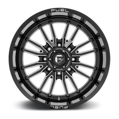 Fuel 1PC D761 CLASH 22X12 -44 8X170/8X6.7 Gloss Black Milled