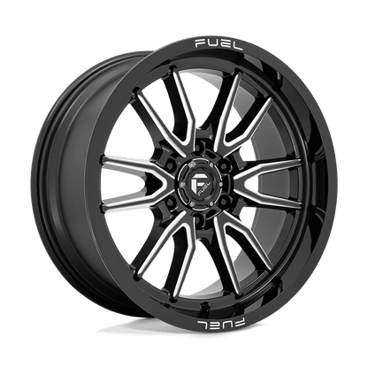 Fuel 1PC D761 CLASH 20X9 1 6X135/6X5.3 Gloss Black Milled