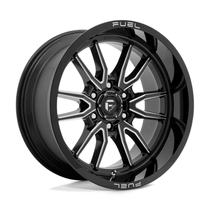 Fuel 1PC D761 CLASH 17X9 -12 6X139.7/6X5.5 Gloss Black Milled