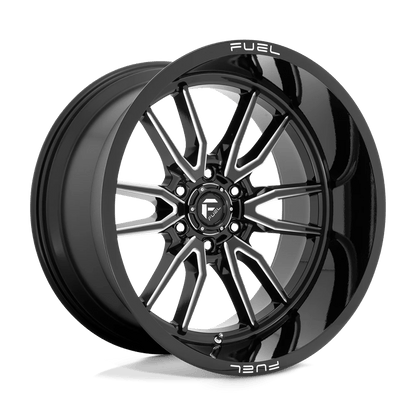 Fuel 1PC D761 CLASH 22X12 -44 6X135/6X5.3 Gloss Black Milled