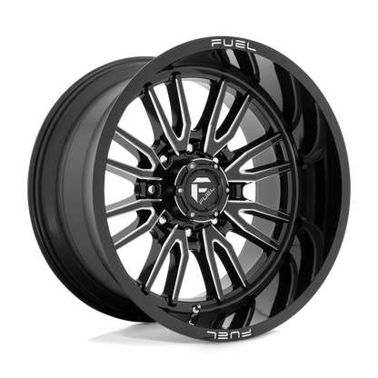 Fuel 1PC D761 CLASH 22X12 -44 8X170/8X6.7 Gloss Black Milled