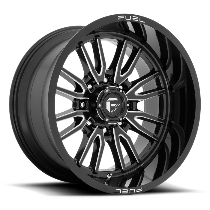 Fuel 1PC D761 CLASH 22X12 -44 8X170/8X6.7 Gloss Black Milled