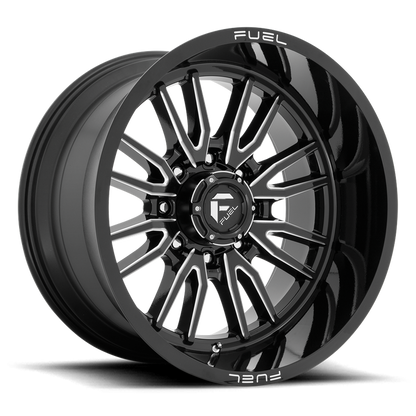 Fuel 1PC D761 CLASH 22X12 -44 8X170/8X6.7 Gloss Black Milled