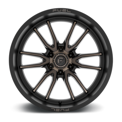 Fuel 1PC D762 CLASH 22X10 -18 6X139.7/6X5.5 Matte Black Double Dark Tint