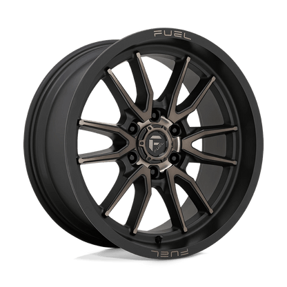 Fuel 1PC D762 CLASH 20X9 1 6X139.7/6X5.5 Matte Black Double Dark Tint