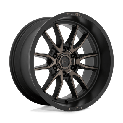 Fuel 1PC D762 CLASH 18X9 -12 6X139.7/6X5.5 Matte Black Double Dark Tint