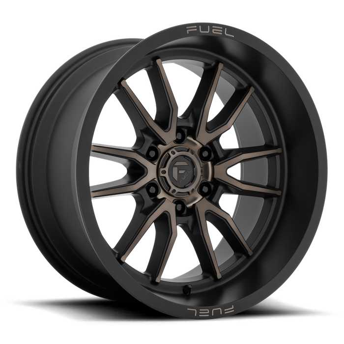 Fuel 1PC D762 CLASH 17X9 -12 6X135/6X5.3 Matte Black Double Dark Tint