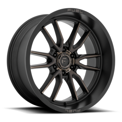 Fuel 1PC D762 CLASH 22X10 -18 6X135/6X5.3 Matte Black Double Dark Tint