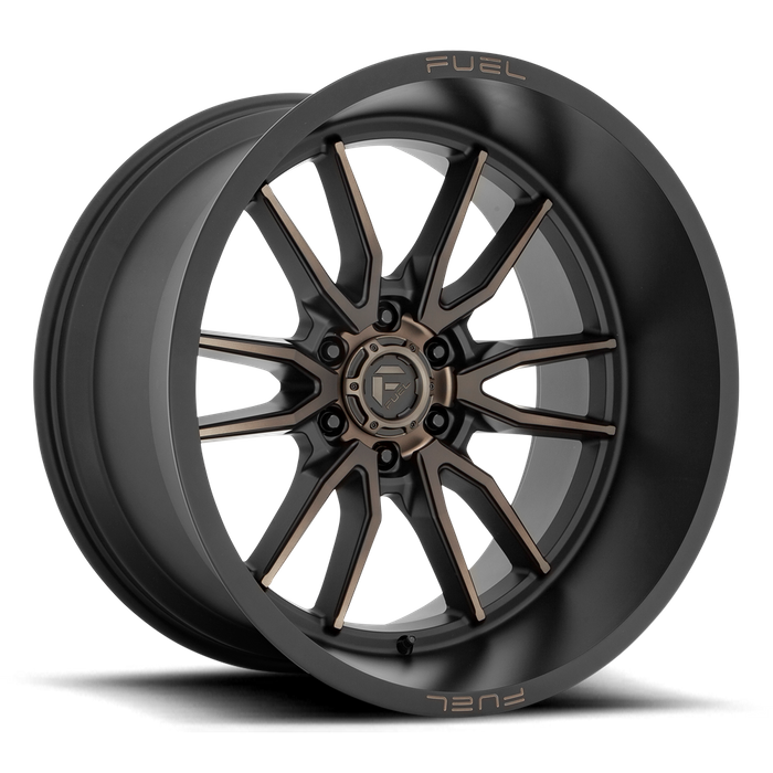 Fuel 1PC D762 CLASH 22X12 -44 6X135/6X5.3 Matte Black Double Dark Tint