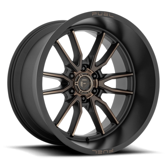 Fuel 1PC D762 CLASH 22X12 -44 6X135/6X5.3 Matte Black Double Dark Tint