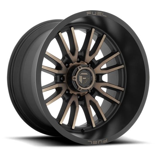 Fuel 1PC D762 CLASH 22X12 -44 8X170/8X6.7 Matte Black Double Dark Tint