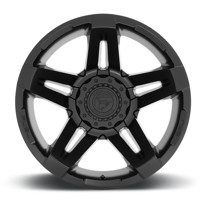 Fuel 1PC D763 SFJ 20X12 -44 5X139.7/5X150/5X5.5/150 Matte Black