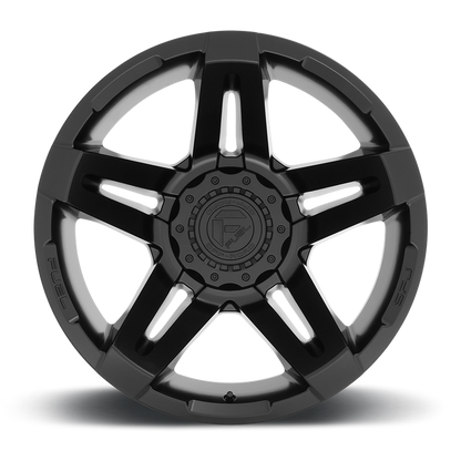 Fuel 1PC D763 SFJ 20X12 -44 5X114.3/5X127/5X4.5/5.0 Matte Black