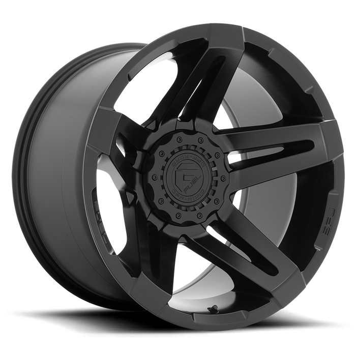 Fuel 1PC D763 SFJ 20X12 -44 5X114.3/5X127/5X4.5/5.0 Matte Black