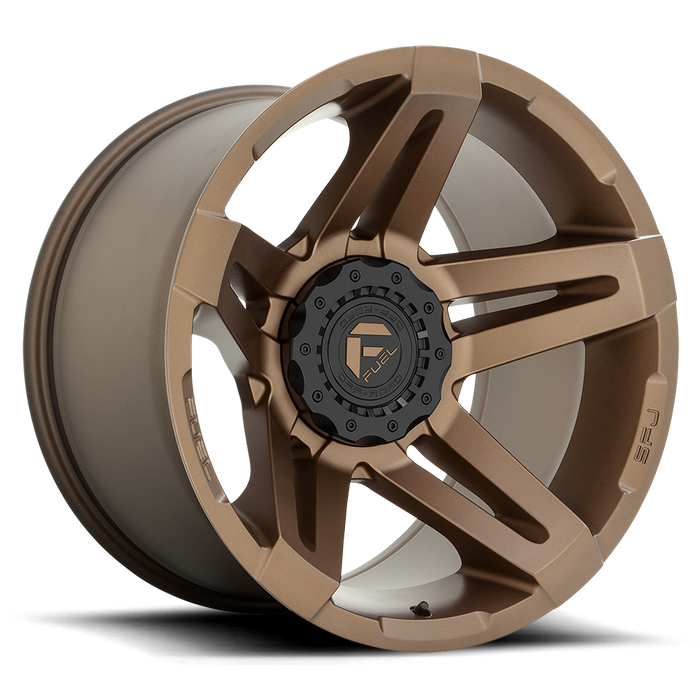 Fuel 1PC D765 SFJ 20X12 -44 5X139.7/5X150/5X5.5/150 Matte Bronze