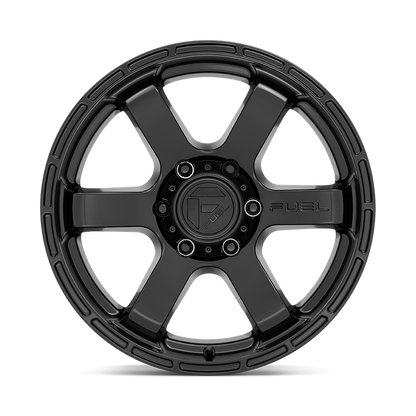 Fuel 1PC D766 RUSH 18X9 20 6X114.3/6X4.5 SATIN BLACK