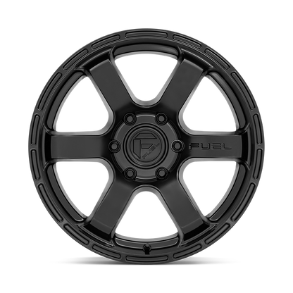 Fuel 1PC D766 RUSH 18X9 1 6X120/6X120 SATIN BLACK