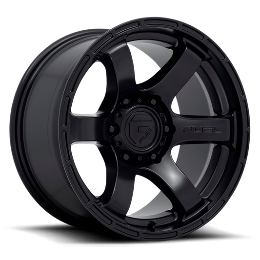 Fuel 1PC D766 RUSH 17X9 1 6X139.7/6X5.5 SATIN BLACK
