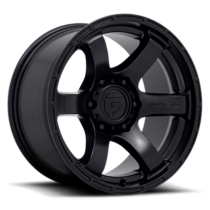 Fuel 1PC D766 RUSH 17X9 -12 6X139.7/6X5.5 SATIN BLACK