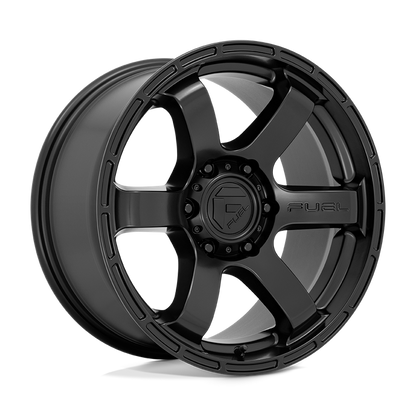 Fuel 1PC D766 RUSH 18X9 20 6X114.3/6X4.5 SATIN BLACK