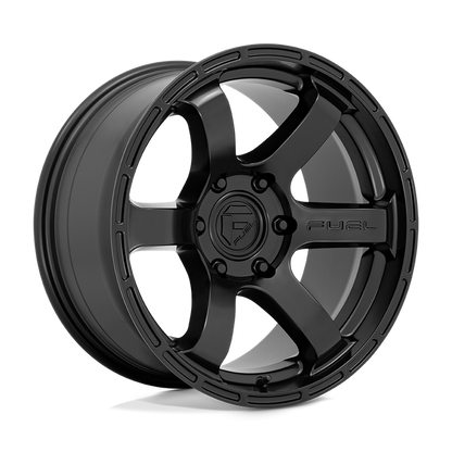 Fuel 1PC D766 RUSH 18X9 1 6X114.3/6X4.5 SATIN BLACK