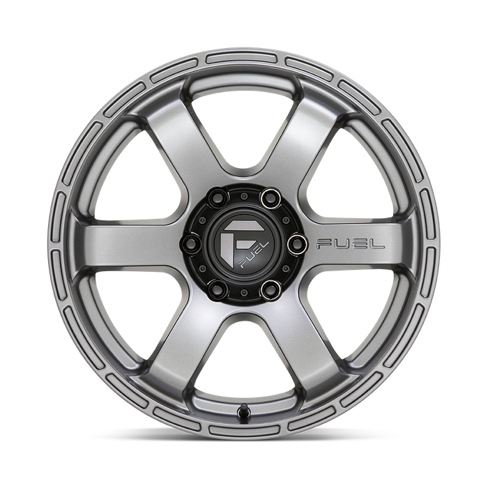 Fuel 1PC D767 RUSH 18X9 20 6X120/6X120 Matte Gun Metal
