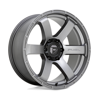 Fuel 1PC D767 RUSH 20X9 1 6X139.7/6X5.5 Matte Gun Metal