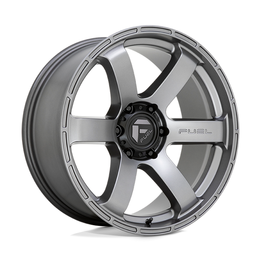 Fuel 1PC D767 RUSH 20X9 1 6X139.7/6X5.5 Matte Gun Metal