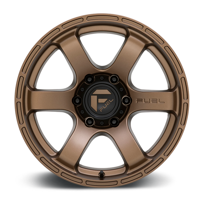 Fuel 1PC D768 RUSH 17X9 -12 6X139.7/6X5.5 Matte Bronze