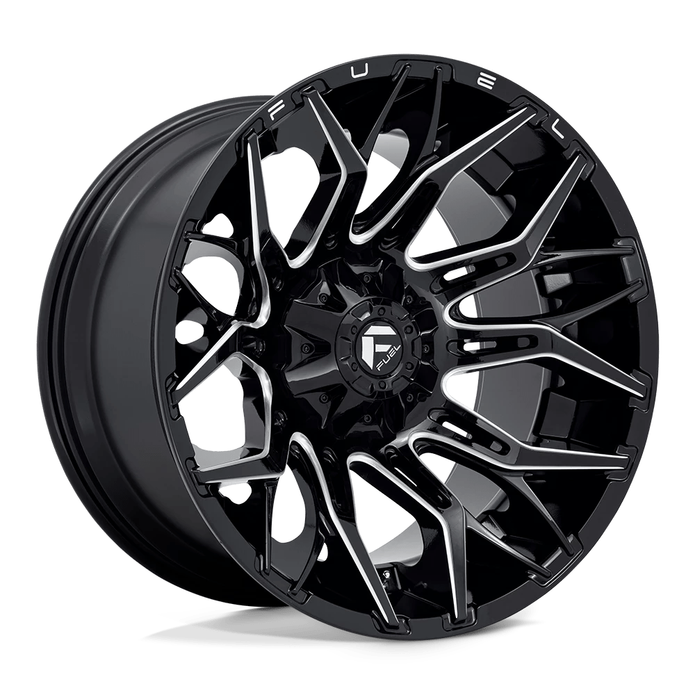 Fuel 1PC D769 TWITCH 22X12 -44 8X170/8X6.7 Glossy Black Milled
