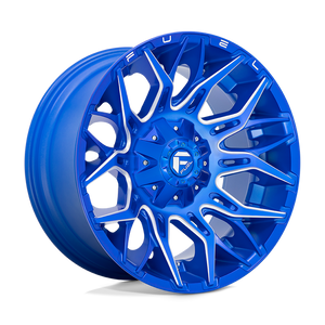 Fuel 1PC D770 TWITCH 22X12 -44 8X165.1/8X6.5 Anodized Blue Milled