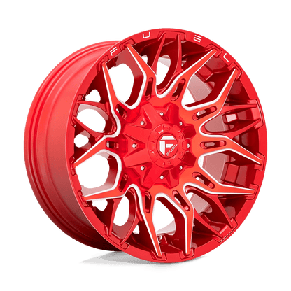 Fuel 1PC D771 TWITCH 20X9 1 8X170/8X6.7 Candy Red Milled