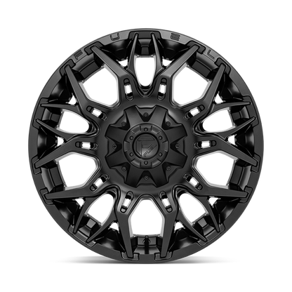 Fuel 1PC D772 TWITCH 20X10 -18 5X114.3/5X127/5X4.5/5.0 Blackout