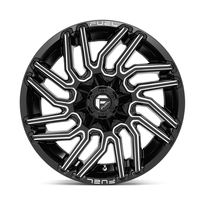 Fuel 1PC D773 TYPHOON 22X10 -18 5X114.3/5X127/5X4.5/5.0 Gloss Black Milled
