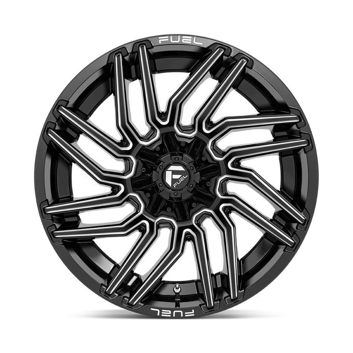 Fuel 1PC D773 TYPHOON 22X12 -44 5X139.7/5X150/5X5.5/150 Gloss Black Milled