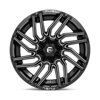 Fuel 1PC D773 TYPHOON 22X12 -44 5X139.7/5X150/5X5.5/150 Gloss Black Milled