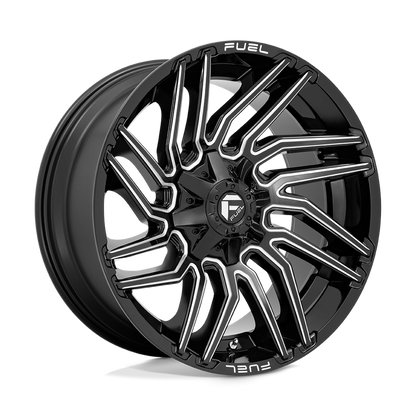 Fuel 1PC D773 TYPHOON 22X10 -18 8X165.1/8X6.5 Gloss Black Milled
