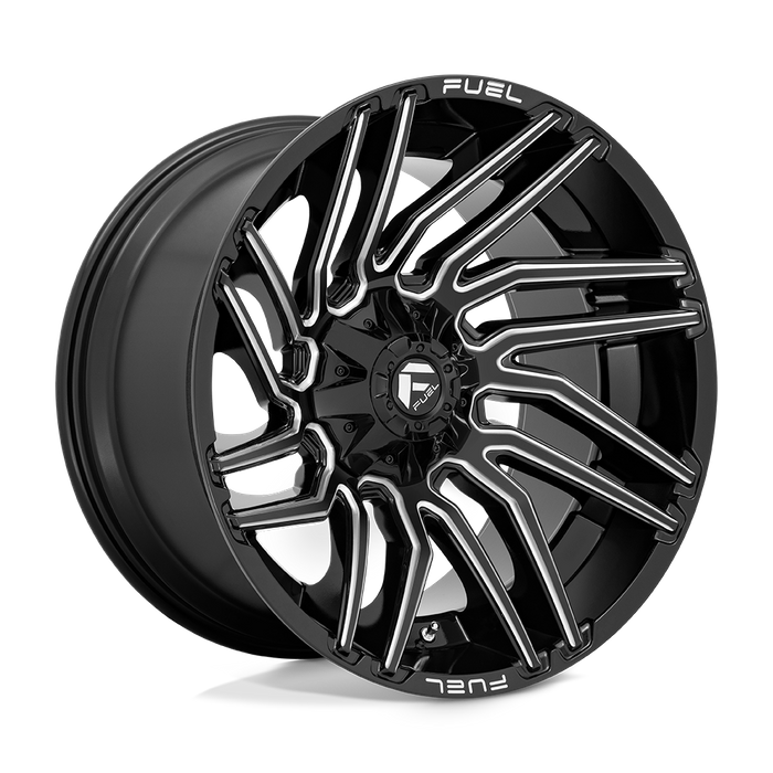 Fuel 1PC D773 TYPHOON 22X12 -44 5X139.7/5X150/5X5.5/150 Gloss Black Milled