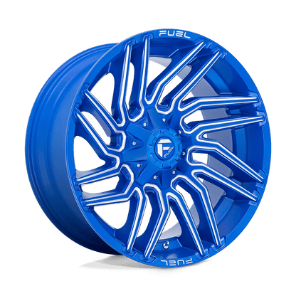 Fuel 1PC D774 TYPHOON 22X10 -18 8X165.1/8X6.5 Anodized Blue Milled