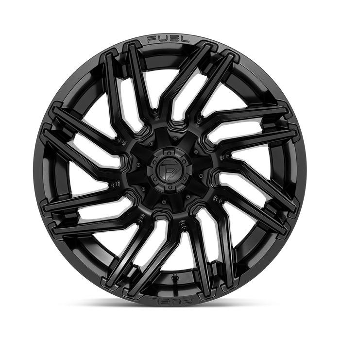 Fuel 1PC D775 TYPHOON 22X12 -44 5X114.3/5X127/5X4.5/5.0 Matte Black