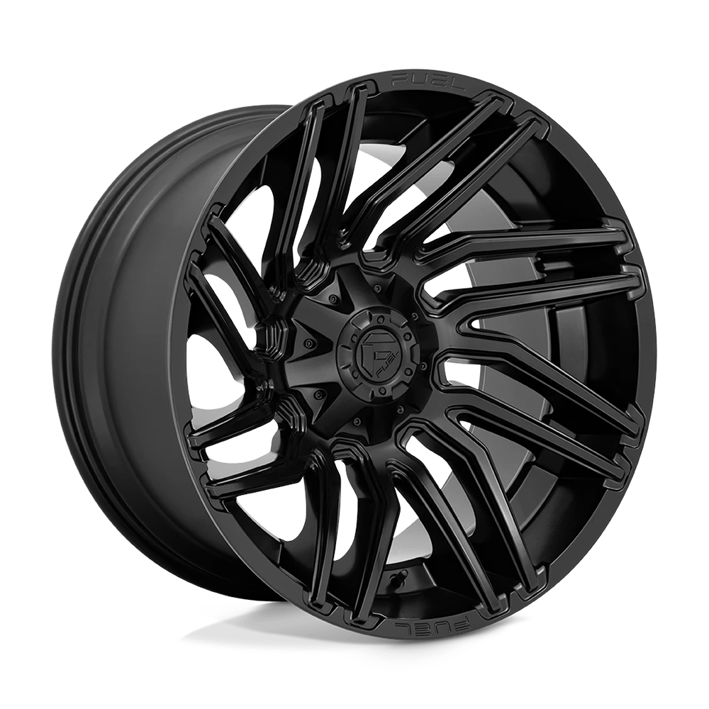 Fuel 1PC D775 TYPHOON 22X12 -44 5X114.3/5X127/5X4.5/5.0 Matte Black