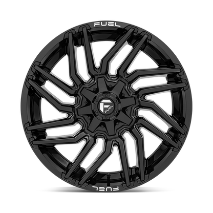 Fuel 1PC D776 TYPHOON 22X10 -18 8X180/8X7.1 Gloss Black