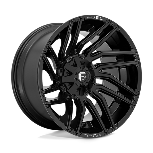 Fuel 1PC D776 TYPHOON 22X12 -44 5X114.3/5X127/5X4.5/5.0 Gloss Black