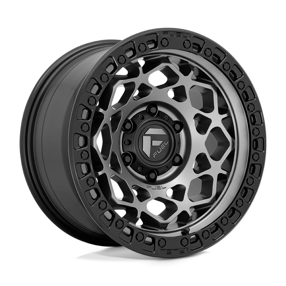 Fuel 1PC D784 UNIT 17X9 1 5X127/5X5.0 Gunmetal With Matte Black Ring
