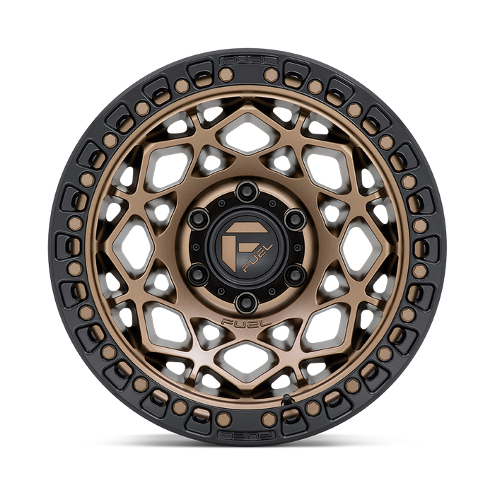 Fuel 1PC D785 UNIT 17X9 1 5X127/5X5.0 Bronze With Matte Black Ring