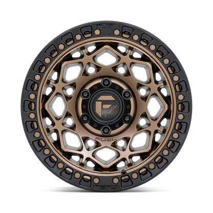 Fuel 1PC D785 UNIT 17X9 1 5X127/5X5.0 Bronze With Matte Black Ring