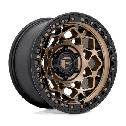 Fuel 1PC D785 UNIT 17X9 1 5X127/5X5.0 Bronze With Matte Black Ring