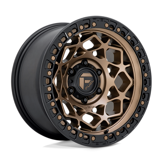 Fuel 1PC D785 UNIT 17X9 1 5X127/5X5.0 Bronze With Matte Black Ring