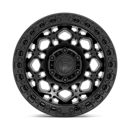 Fuel 1PC D786 UNIT 17X9 -12 6X135/6X5.3 Matte Black With Matte Black Ring