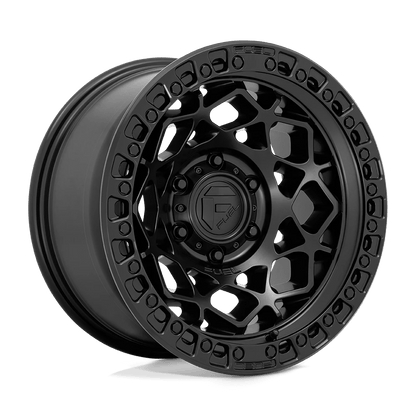 Fuel 1PC D786 UNIT 17X9 -12 6X135/6X5.3 Matte Black With Matte Black Ring